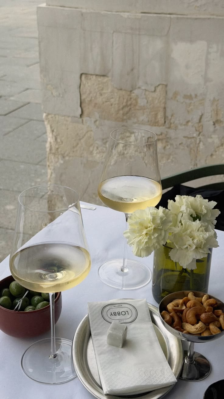 Elegant glassware arranged for everyday dining