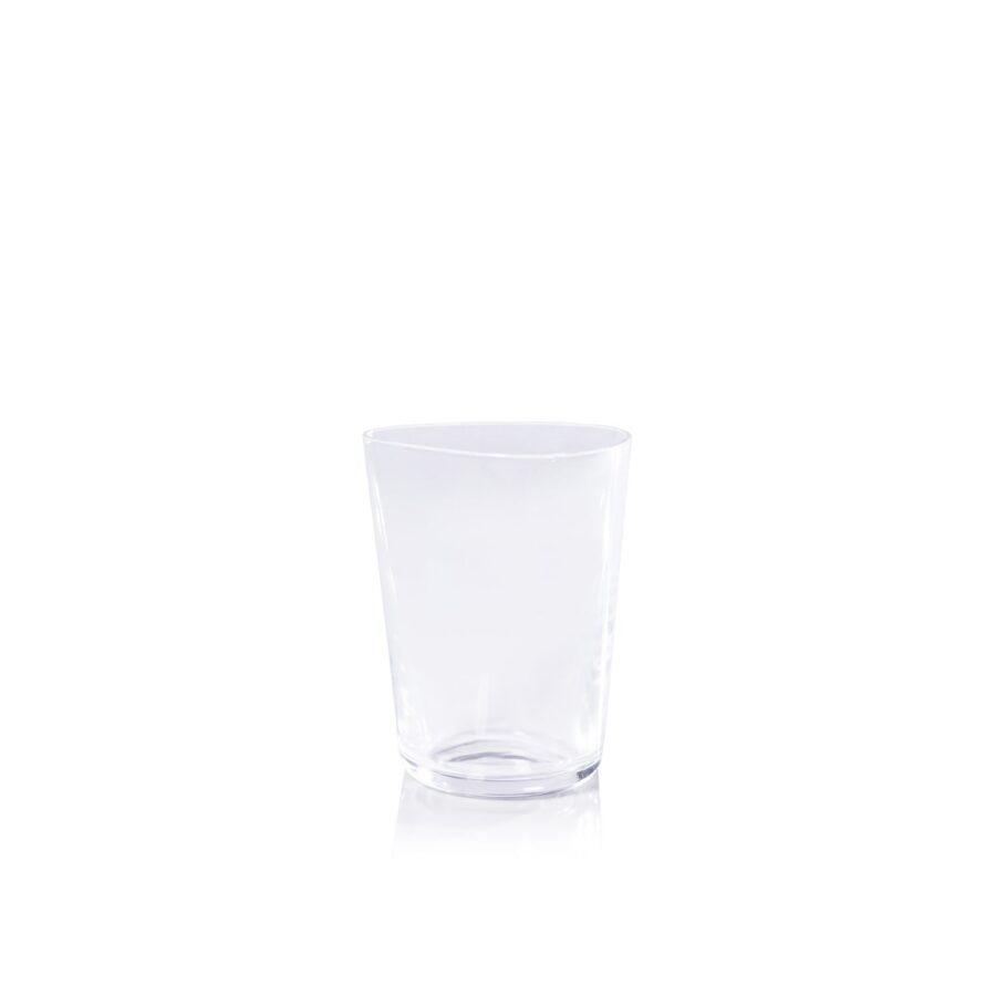 Triangular Glass Tumbler 400 ml