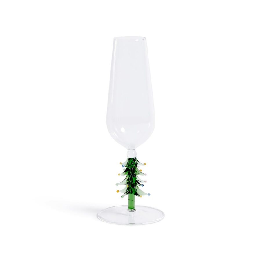 Holiday Tree Stem Glassware Collection